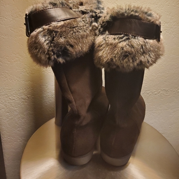 Aqualtalia Walda Fur Trimmed Boot SZ 6 - Picture 7 of 8